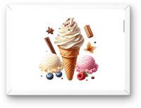 Thumbnail for Ice Cream Cone Wall Art | Watercolor Dessert Treat Print | Kitchen Bakery Gift