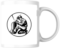 Thumbnail for Welder At Work Mug | Black And White Welding Emblem Coffee Mug | Tradesman Welder Gift