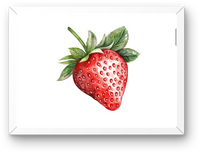 Thumbnail for Watercolor Strawberry Wall Art | Fresh Red Berry Print | Kitchen Farmhouse Gift